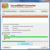 IncrediMail to Windows Mail Converter screenshot